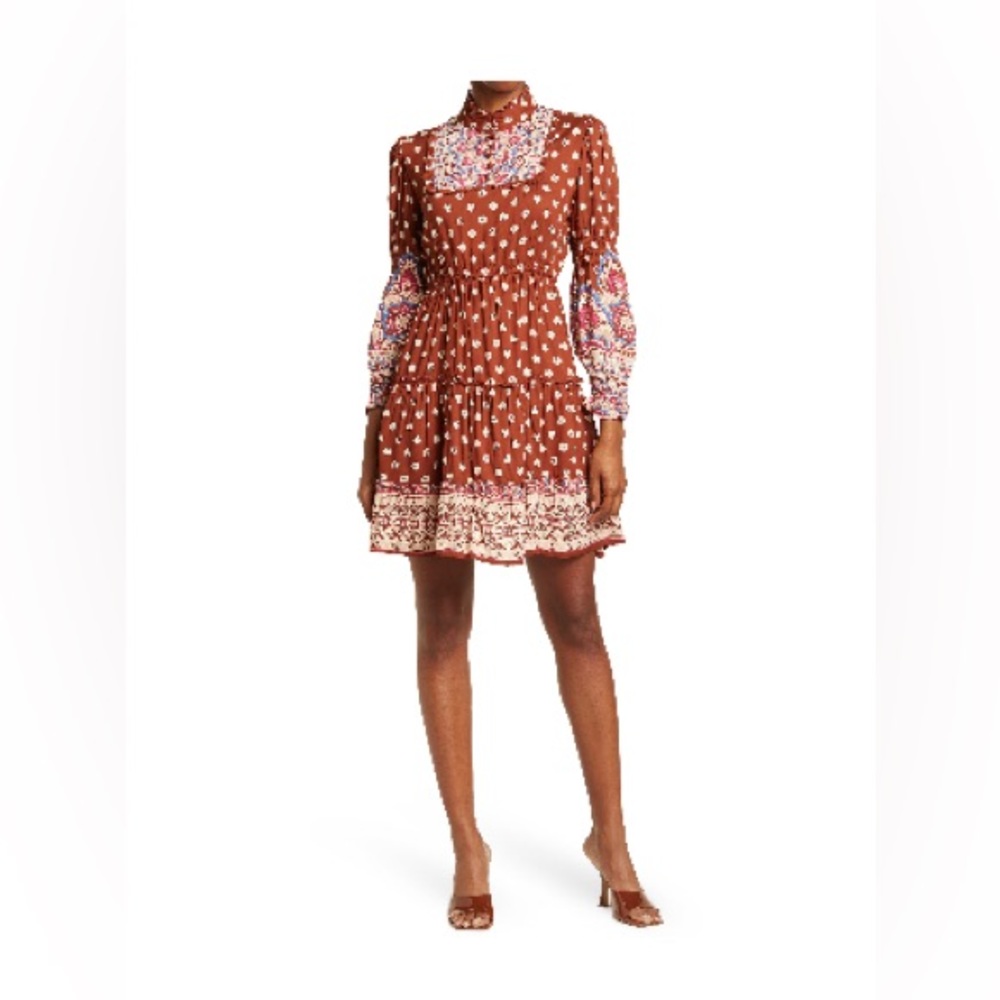 🤎 Puff Sleeve Mini Dress